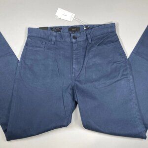 Vince Men’s Slim Fit Stretch Cotton 5-Pocket Pants Size 31 Blue Washed Ink